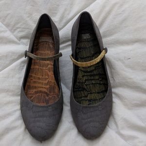 Camper Suede Mary Janes